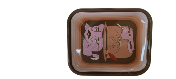 Dreh Tablett Rolling Tray groß ca. 34 x 28 x 2,5cm